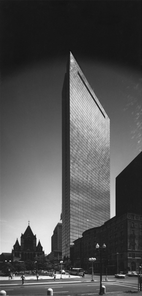 Hancock Building, Boston, MA. Henry Cobb of Pei Cobb Freed & Partners, Architects, 1976. Robert Damora, Photographer, 1977.